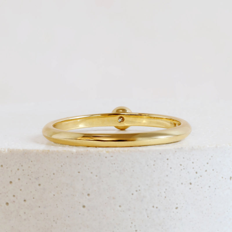 Sweet Pea Ring in Yellow Gold