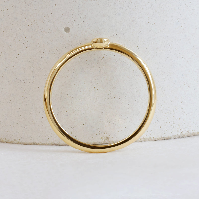 Sweet Pea Ring in Yellow Gold