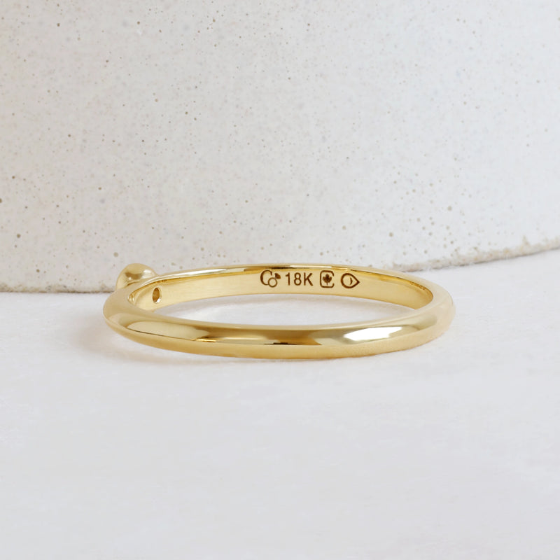 Sweet Pea Ring in Yellow Gold