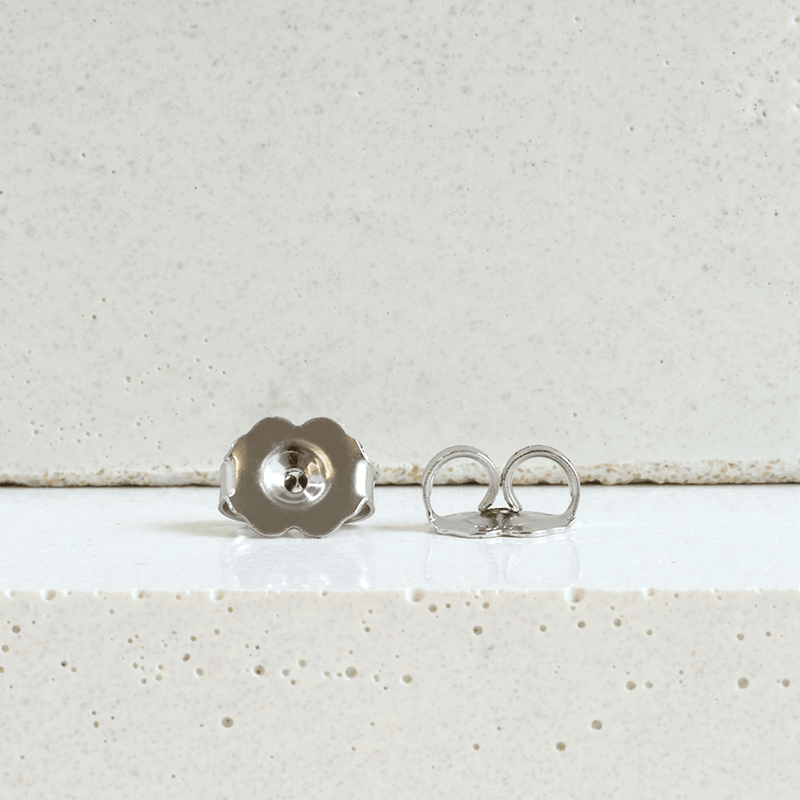 Ethical Jewellery & Engagement Rings Toronto - One Of A Kind Twisted Hoop Earrings in White Gold - FTJCo Fine Jewellery & Goldsmiths