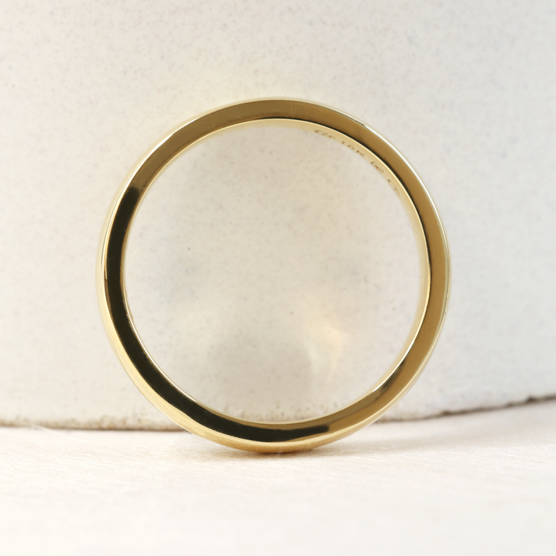 Confetti Gemstone Band in Yellow Gold