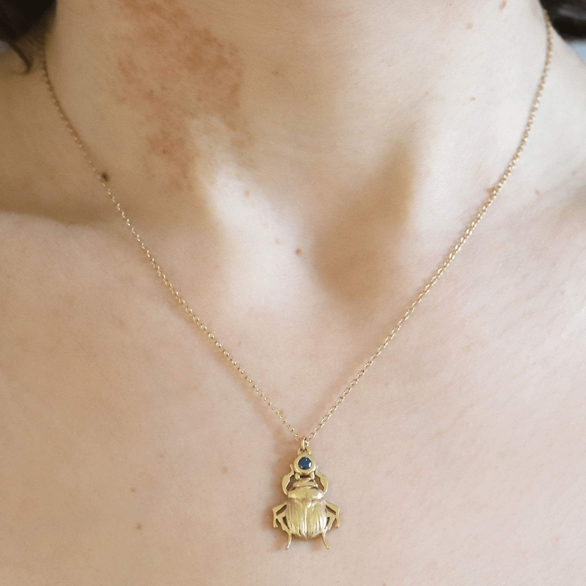 Gold 2025 scar pendant