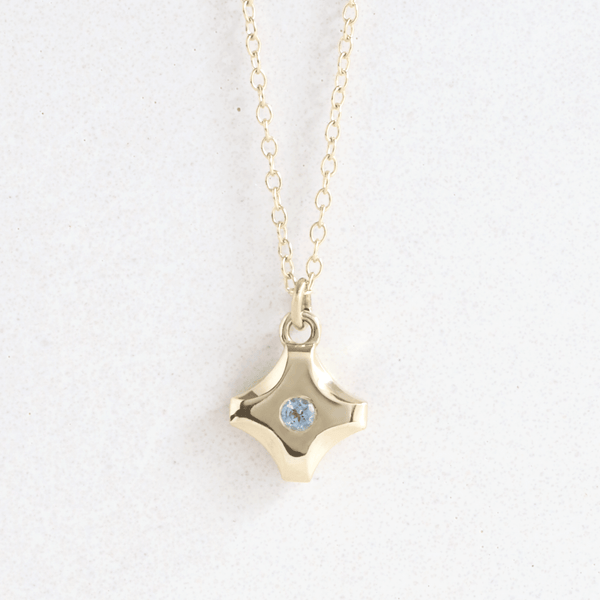 Ethical Jewellery & Engagement Rings Toronto - Zircon (December) Birthstone Star Amulet Pendant - FTJCo Fine Jewellery & Goldsmiths