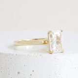 Ethical Jewellery & Engagement Rings Toronto - 2.02 ct Diamond Radiant Pietra Solitaire in yellow Gold - FTJCo Fine Jewellery & Goldsmiths