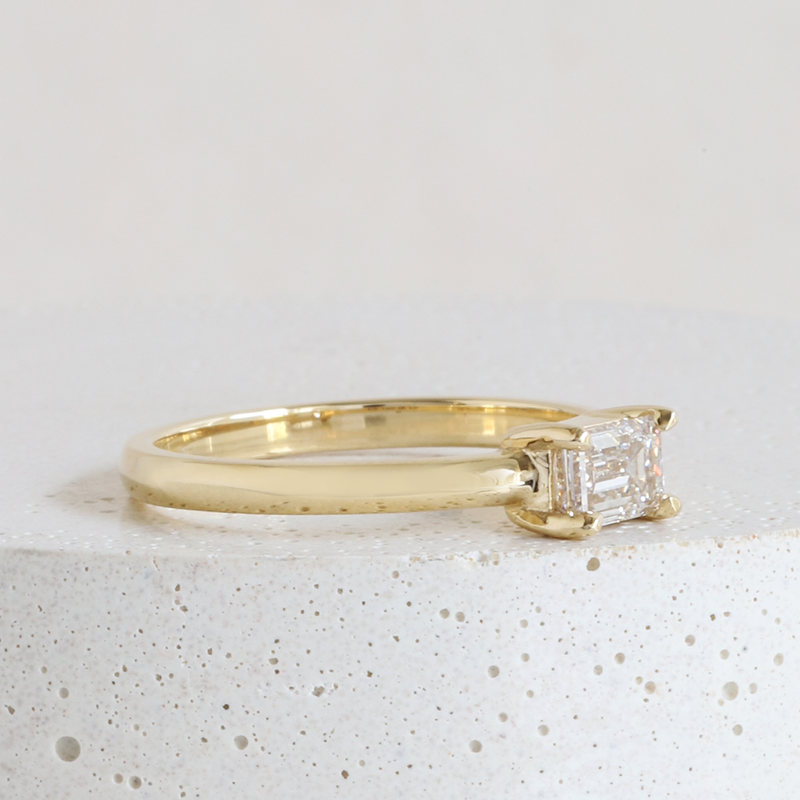 Ethical Jewellery & Engagement Rings Toronto - 0.51 ct Honey Brown Avery Yellow Gold - FTJCo Fine Jewellery & Goldsmiths