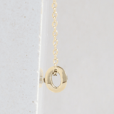 Ethical Jewellery & Engagement Rings Toronto - Peridot (August) Birthstone Bead Pendant in Yellow Gold - FTJCo Fine Jewellery & Goldsmiths
