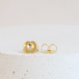 Ethical Jewellery & Engagement Rings Toronto - Diamond Mini Dahlia Studs in Yellow - FTJCo Fine Jewellery & Goldsmiths