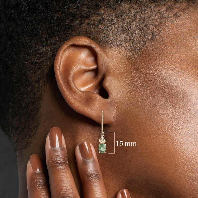 DROP HOOK EARRINGS LONG – Dahlia Designs
