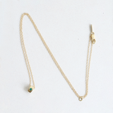 Ethical Jewellery & Engagement Rings Toronto - Emerald (May) Birthstone Bead Pendant in Yellow Gold - FTJCo Fine Jewellery & Goldsmiths
