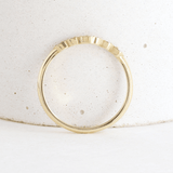 Ethical Jewellery & Engagement Rings Toronto - Pre-Loved Diamond Laurel Band  in Yellow - FTJCo Fine Jewellery & Goldsmiths