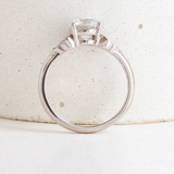 Ethical Jewellery & Engagement Rings Toronto - Pre-Loved Frances Round Cut Ring in White Gold - FTJCo Fine Jewellery & Goldsmiths