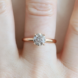 Ethical Jewellery & Engagement Rings Toronto - 1.03 ct Pink Nuance Pietra Brilliant Solitaire Rose Gold - FTJCo Fine Jewellery & Goldsmiths