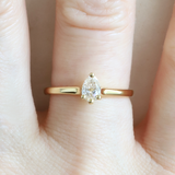 Ethical Jewellery & Engagement Rings Toronto - Diamond Maude Style More Than a Promise Ring in Yellow - FTJCo Fine Jewellery & Goldsmiths