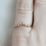 Ethical Jewellery & Engagement Rings Toronto - Pre-Loved Diamond Laurel Band in Yellow - FTJCo Fine Jewellery & Goldsmiths