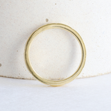 Ethical Jewellery & Engagement Rings Toronto - Slash Band in Yellow - FTJCo Fine Jewellery & Goldsmiths