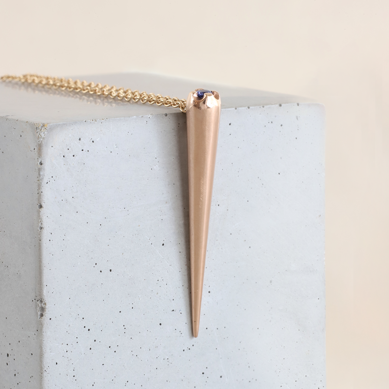Ethical Jewellery & Engagement Rings Toronto - PARLIAMENT SPIKE PENDANT IN ROSE - FTJCo Fine Jewellery & Goldsmiths