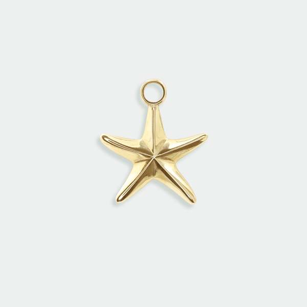 Ethical Jewellery & Engagement Rings Toronto - Starfish Charm in Yellow Gold - FTJCo Fine Jewellery & Goldsmiths