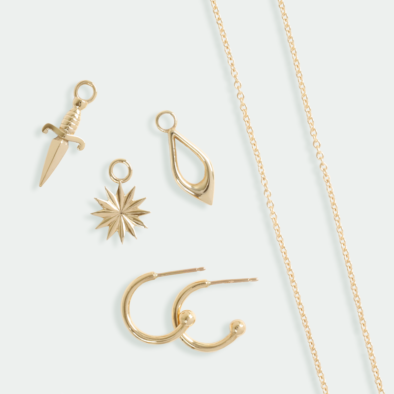 Ethical Jewellery & Engagement Rings Toronto - Parliament Charms Starter Pack in Yellow Gold - FTJCo Fine Jewellery & Goldsmiths