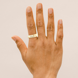 Ethical Jewellery & Engagement Rings Toronto - Theirs Band in Yellow - FTJCo Fine Jewellery & Goldsmiths