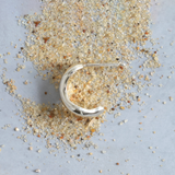 Ethical Jewellery & Engagement Rings Toronto - High Tide Wavy Hoop Earring in Silver - FTJCo Fine Jewellery & Goldsmiths
