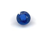 0.61 ct Deep Water Blue Round Mixed Cut Mined Sapphire