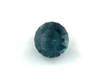 0.72 ct Deep Ocean Green Round Modified Brilliant AKARA Nigerian Sapphire