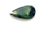 1.43 ct Sunny Forest Green Pear Mixed Cut Mined Sapphire