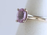 Oval Love Note Solitaire with Lavender Sapphire