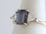 1.49 ct Stormy Orchid Spinel & Diamond Emilia in White