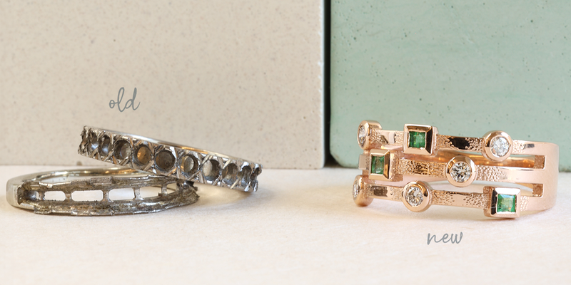 Can you use my old jewellery to make something new?