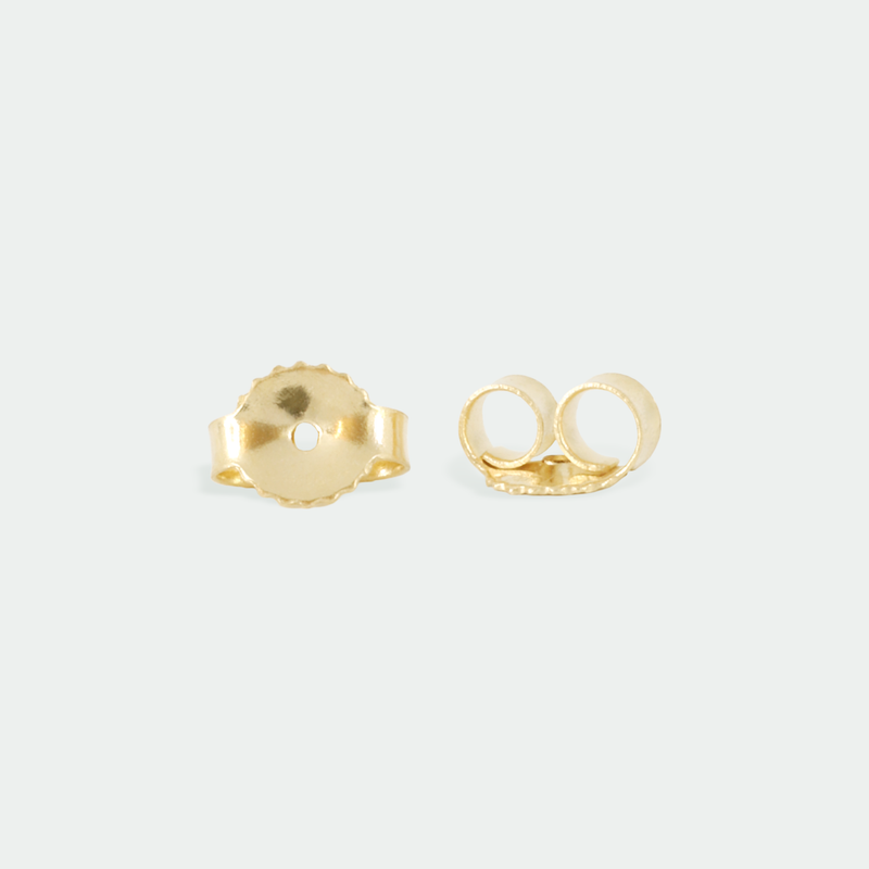 Ethical Jewellery & Engagement Rings Toronto - Lumaca Stud in Yellow Gold - FTJCo Fine Jewellery & Goldsmiths