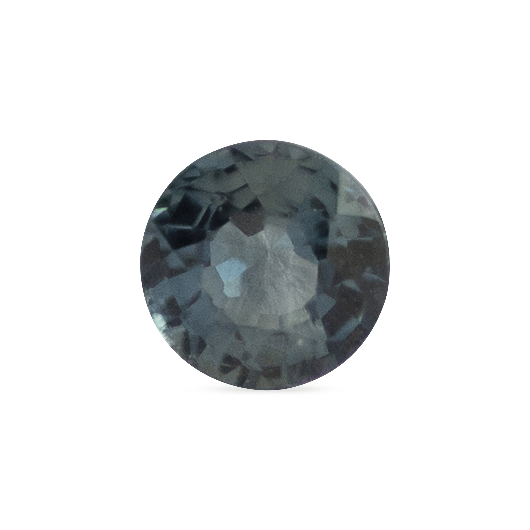 0.21 ct Teal Round Mixed-Cut Sapphire