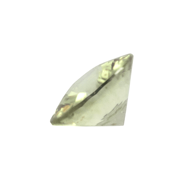 Ethical Jewellery & Engagement Rings Toronto - 0.24 ct Citrus Green Round Brilliant Madagascar Chrysoberyl - Fairtrade Jewellery Co.