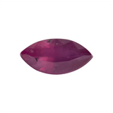Ethical Jewellery & Engagement Rings Toronto - 0.25 ct Purple Red Marquise Madagascar Ruby - Fairtrade Jewellery Co.