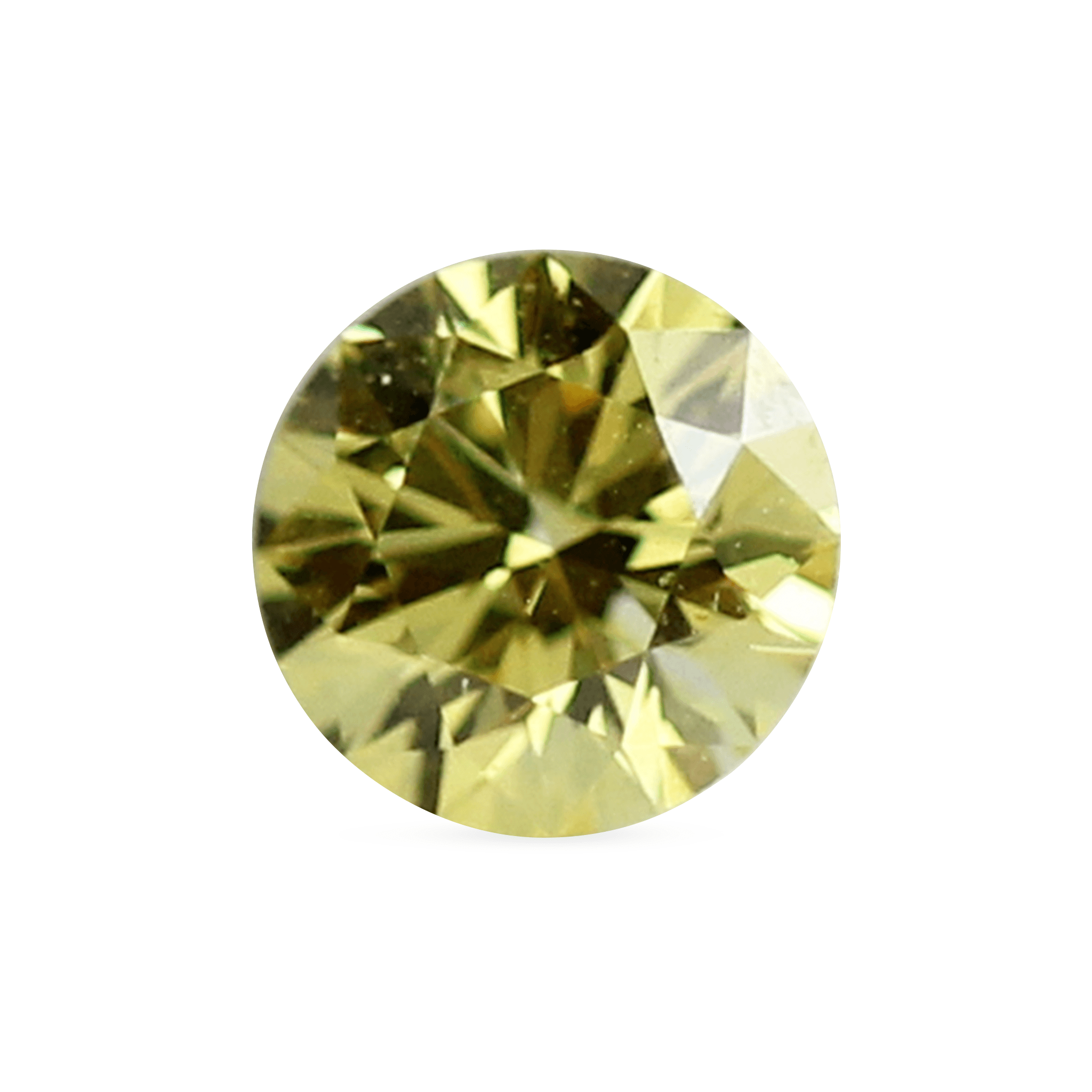 0.27 ct Intense Yellow Round Brilliant Diamond