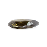 Ethical Jewellery & Engagement Rings Toronto - 0.34 ct Bay Leaf Green Pear Rose-Cut Diamond - Fairtrade Jewellery Co.