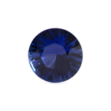 Ethical Jewellery & Engagement Rings Toronto - 0.41 ct Deep Water Blue Round Brilliant-Cut Madagascar Sapphire - Fairtrade Jewellery Co.