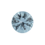 Ethical Jewellery & Engagement Rings Toronto - 0.52 ct Frosty Blue Round Brilliant-Cut Madagascar Sapphire - Fairtrade Jewellery Co.