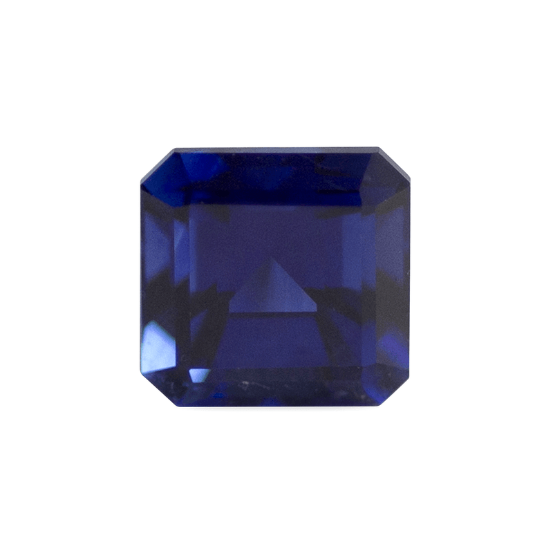 Ethical Jewellery & Engagement Rings Toronto - 0.53 ct Deep Water Blue Square-Cut Madagascar Sapphire - Fairtrade Jewellery Co.