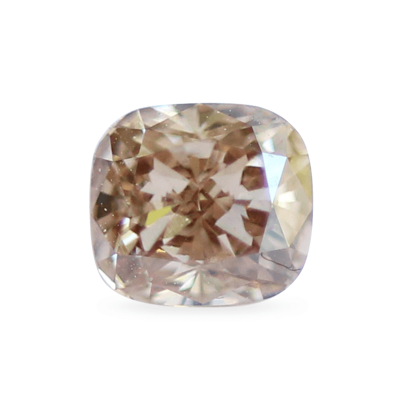 Ethical Jewellery & Engagement Rings Toronto - 0.55 ct Terracotta Brown Cushion Lab Diamond - Fairtrade Jewellery Co.