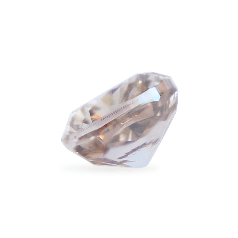 Ethical Jewellery & Engagement Rings Toronto - 0.55 ct Terracotta Brown Cushion Lab Diamond - Fairtrade Jewellery Co.