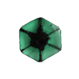 Ethical Jewellery & Engagement Rings Toronto - 0.68 ct Hexagonal Trapiche Emerald Slab - Fairtrade Jewellery Co.