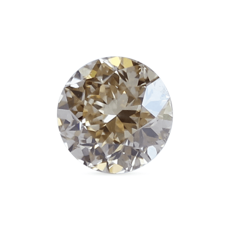 Ethical Jewellery & Engagement Rings Toronto - 0.85 ct Fancy Light Brown VS1 Round FTJCo Star Cut Laboratory-Grown Diamond - Fairtrade Jewellery Co.