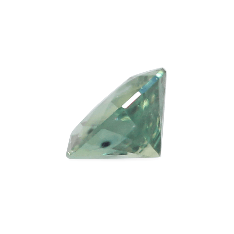 Ethical Jewellery & Engagement Rings Toronto - 0.88 ct Autumn Valley Green Pear Montana Sapphire - Fairtrade Jewellery Co.