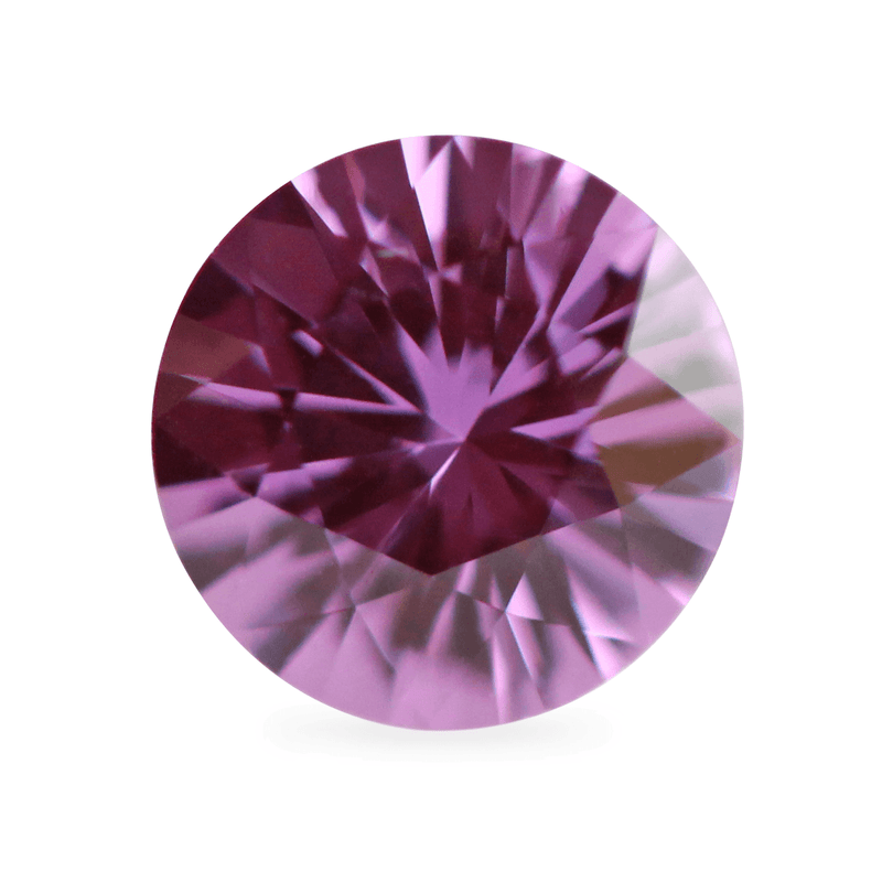 Ethical Jewellery & Engagement Rings Toronto - 0.88 ct Intense Purple Round Brilliant-Cut Madagascar Sapphire - Fairtrade Jewellery Co.