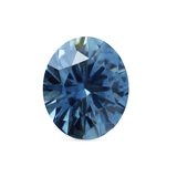 Ethical Jewellery & Engagement Rings Toronto - 0.88 ct Teal Blue Oval Modified Brilliant Montana Sapphire - Fairtrade Jewellery Co.