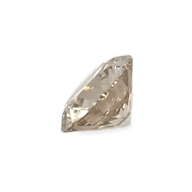 Ethical Jewellery & Engagement Rings Toronto - 0.73 ct Warm Grey Round Fancy Lab Diamond - FTJCo Fine Jewellery & Goldsmiths