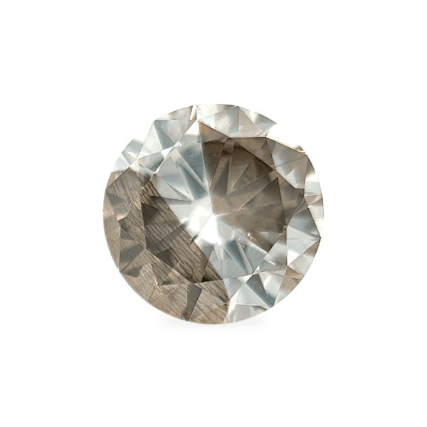 Ethical Jewellery & Engagement Rings Toronto - 0.91 ct Grey-Brown Bicolour Round Fancy Lab Diamond - FTJCo Fine Jewellery & Goldsmiths