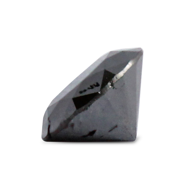 Ethical Jewellery & Engagement Rings Toronto - 0.95 ct Black Round Brilliant Recycled Diamond - Fairtrade Jewellery Co.