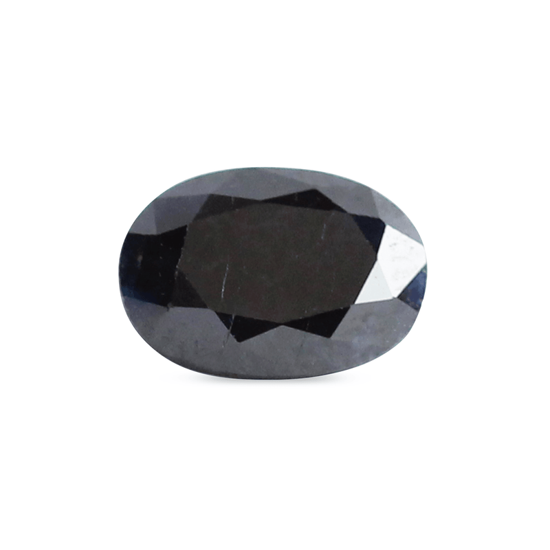 Ethical Jewellery & Engagement Rings Toronto - 0.97 ct Blackish-Blue Oval Mixed Cut Sapphire - Fairtrade Jewellery Co.